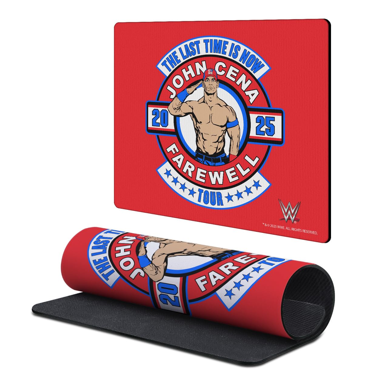 Head Case Designs Officially Licensed WWE Farewell Tour John Cena 9.84 x 11.81 x 0.12 inches (250 x 300 mm) - S Gaming Office Desk PC Keyboard Mouse Mat Pad
