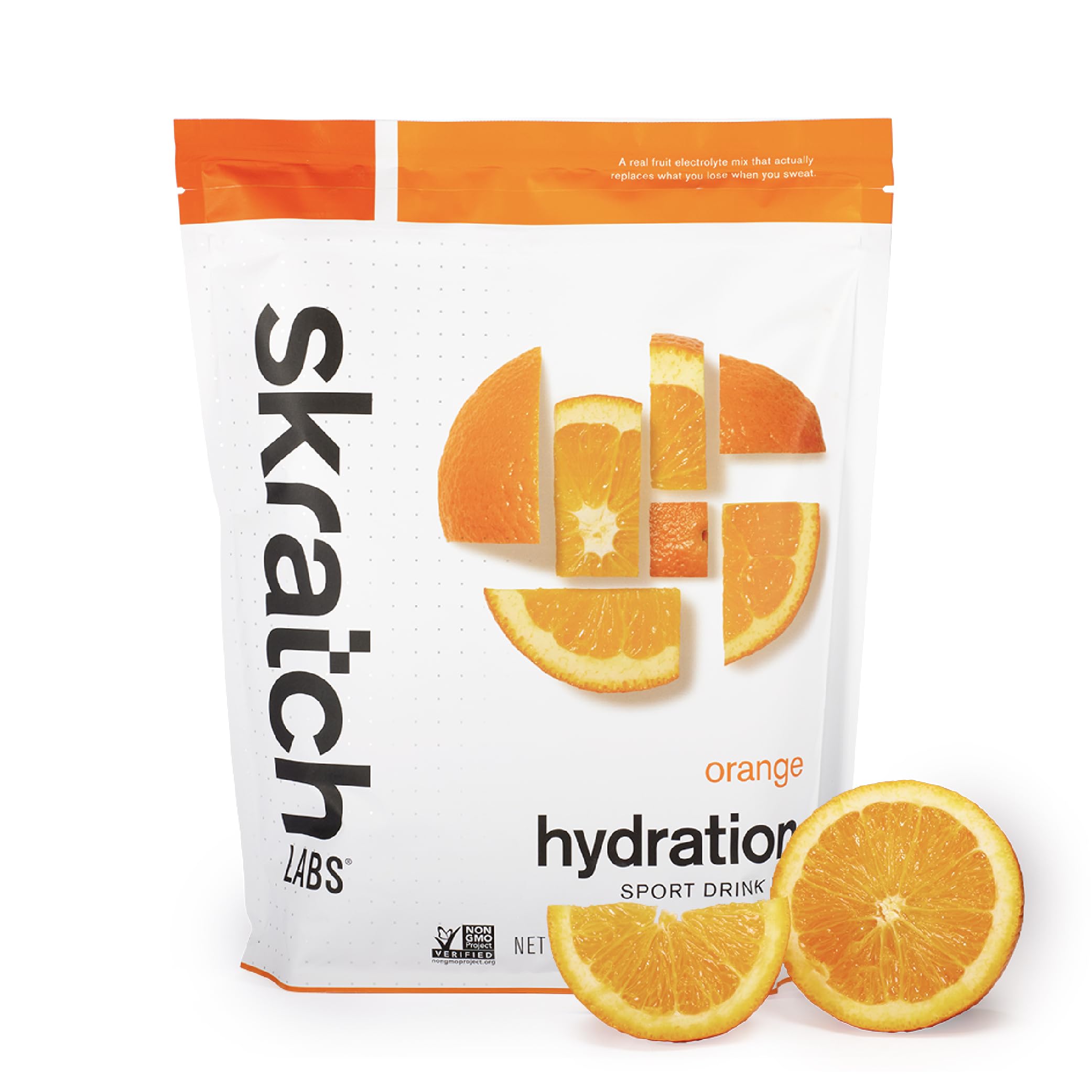 Skratch Labs Hydration Powder | Sport Drink Mix | Electrolytes Powder for Exercise, Endurance, and Performance | Orange | 60 Servings | Non-GMO, Vegan, Kosher