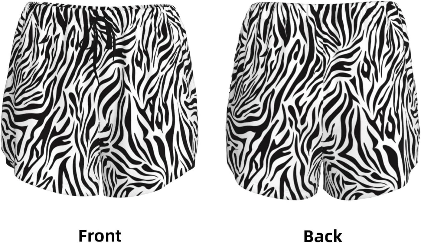 Baseball Pattern Athletic Shorts Women 2 in 1 with Pocket for Running Sports Hiking Biker Yoga Gym Shorts