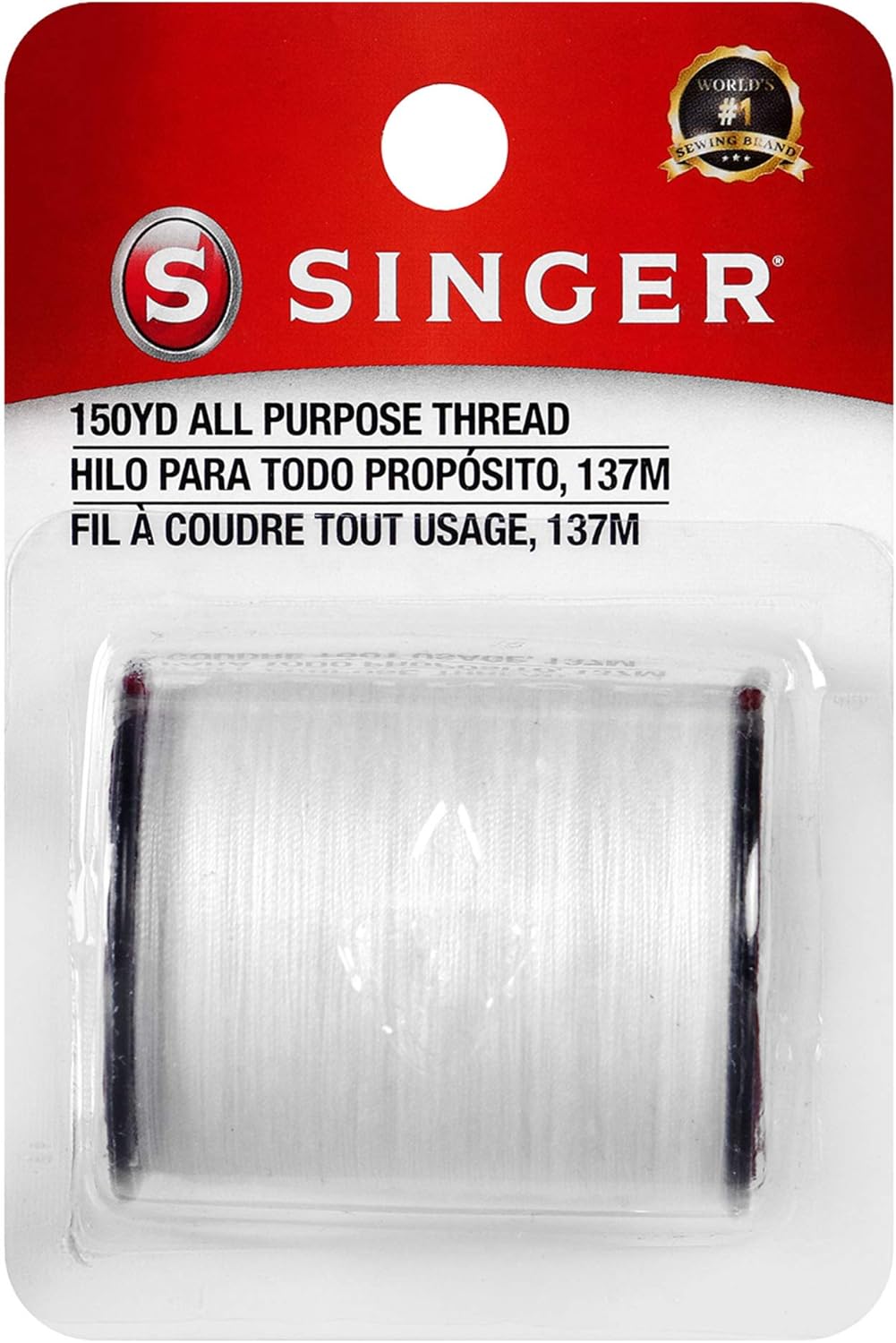 SINGER All Purpose Thread, White - Image 8