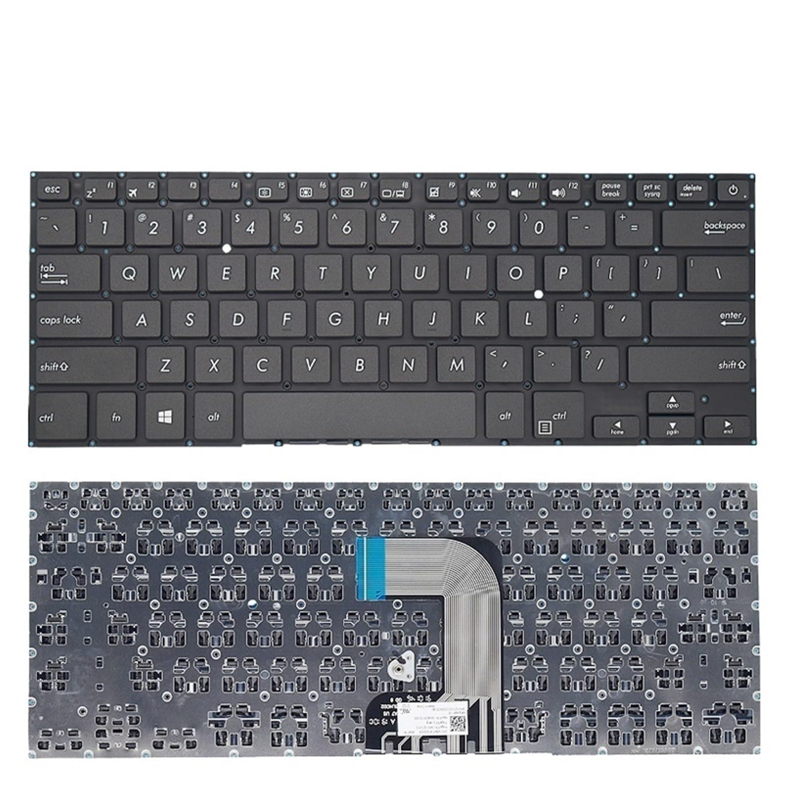 Clavier d'ordinateur portable SP BR de haute précision pour modèle E406MA