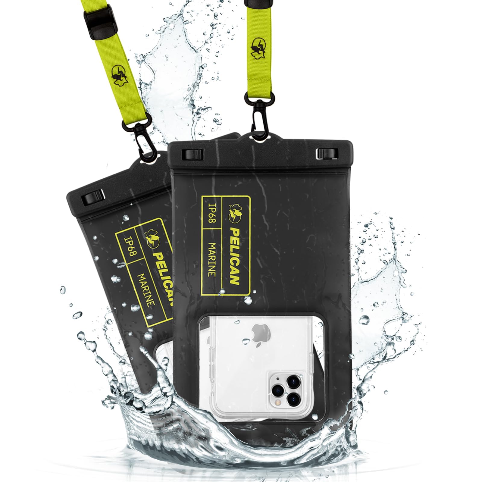 Pelican Marine Waterproof Phone Pouch XL 2 Pack
