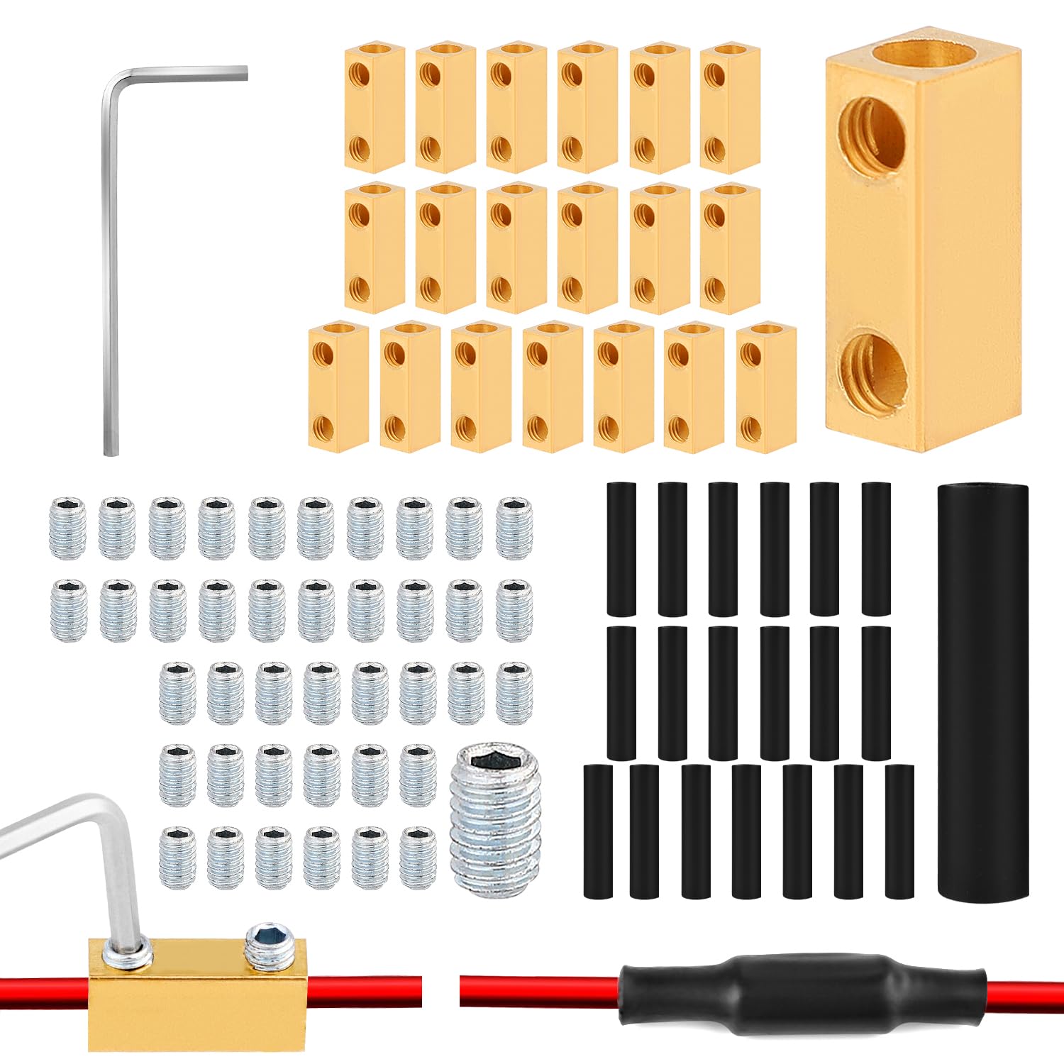 20pcs 8 Gauge Wire Connectors