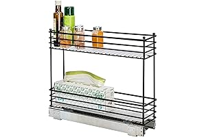 Narrow Sliding Cabinet Organizer