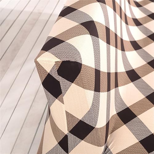 Miniatura 5 de Funda elástica para sofá cama, futón, funda de sofá plegable sin brazos, protector de muebles, fácil de quitar y lavable a máquina (B)