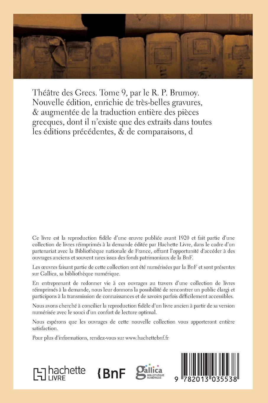 Théâtre des Grecs. Tome 9