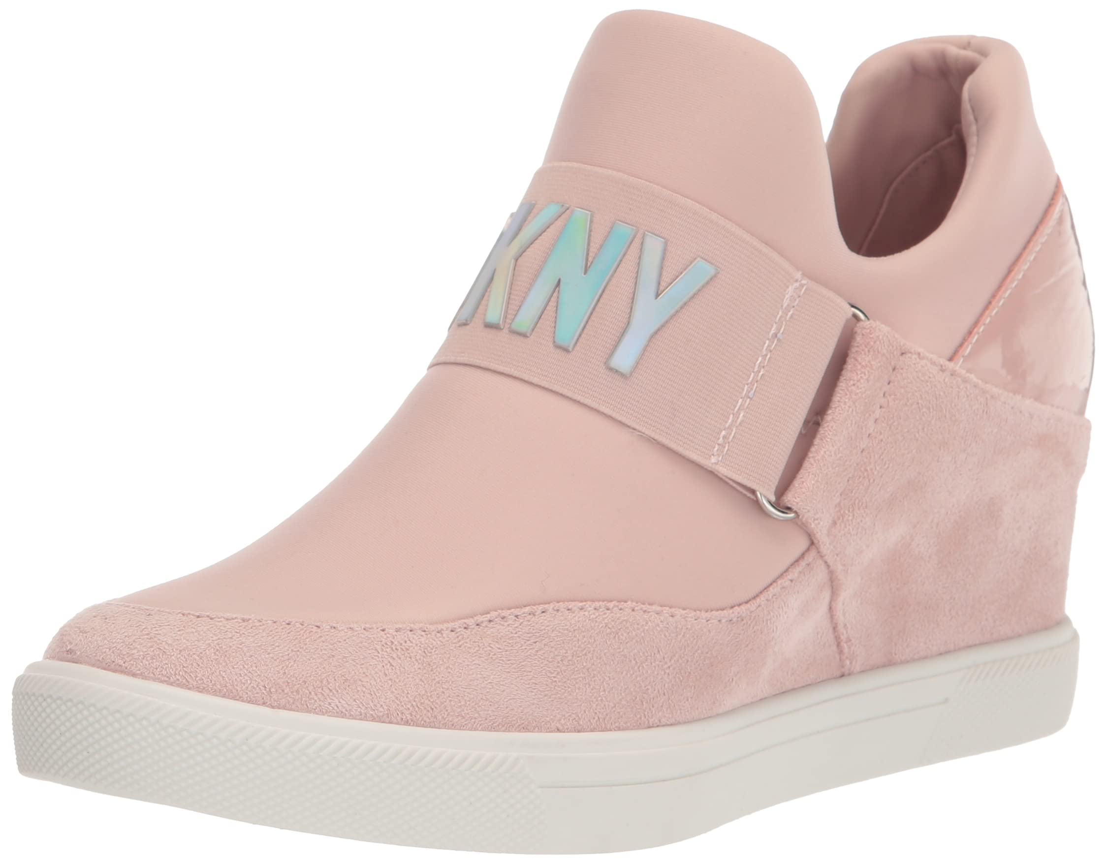 DKNY Women's Cosmos Everyday Wedge Sneaker with Logo