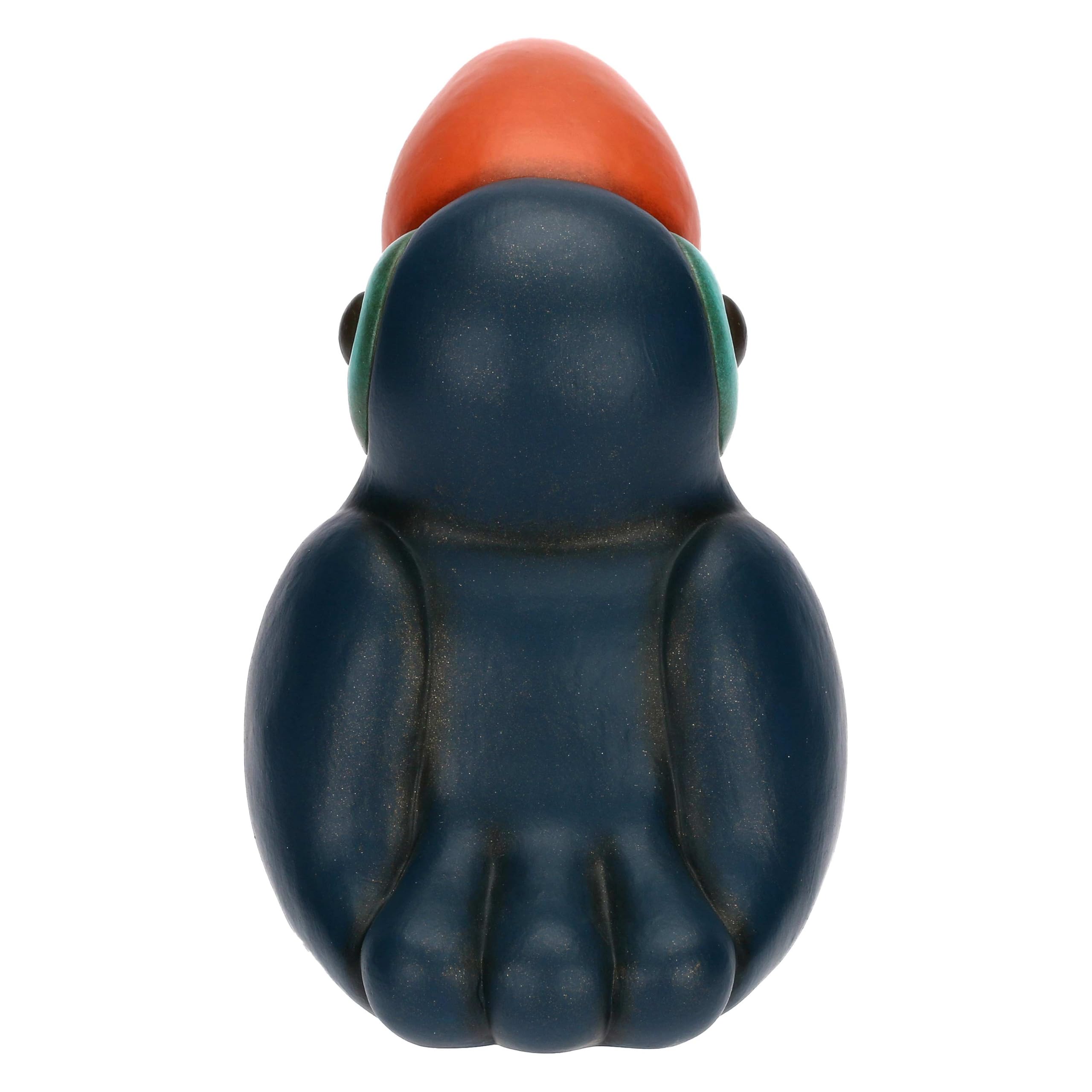 THUN - Tucano grande - ceramica - Collezione Icone - 9,8 x 16,5 x 14,6 cm