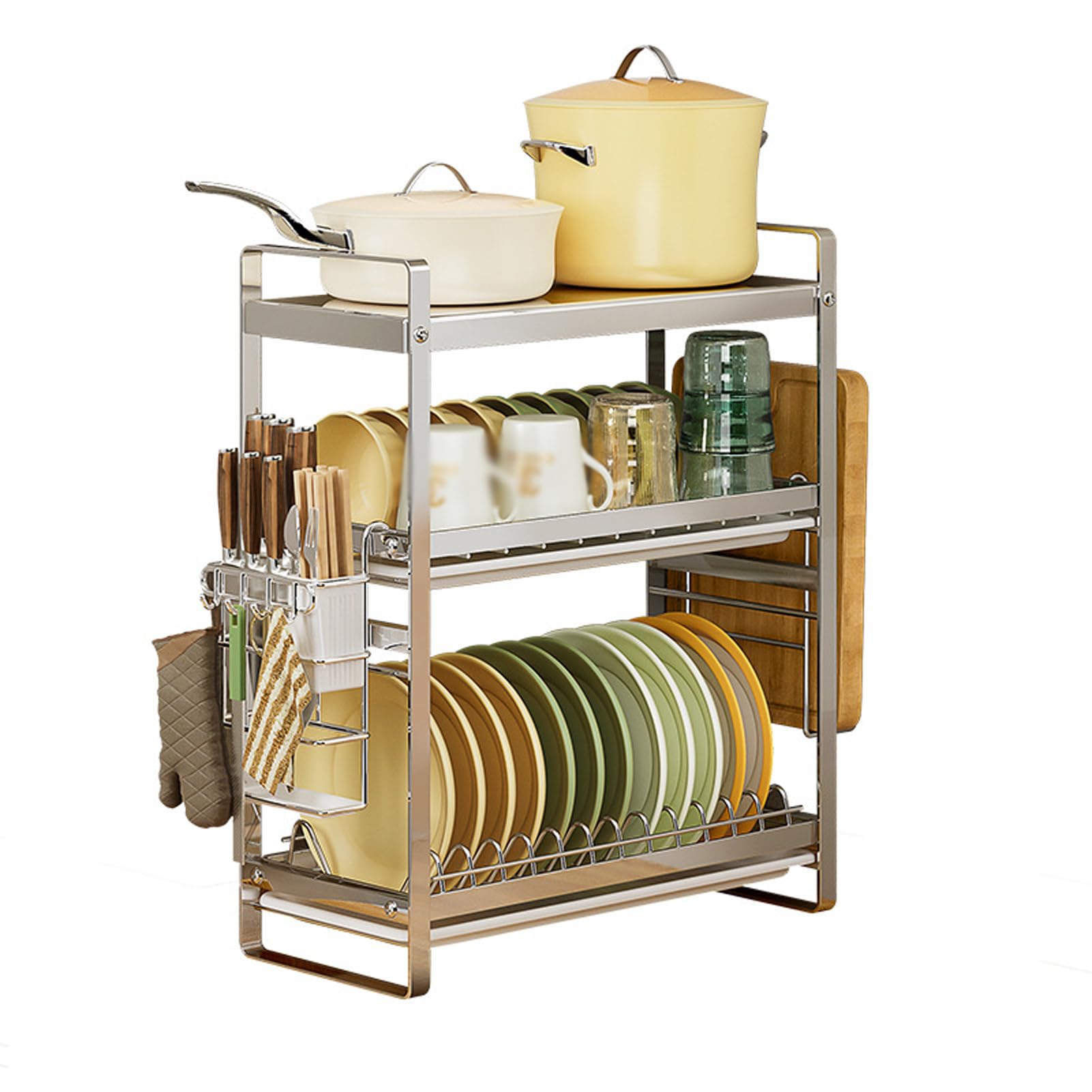 Égouttoir vaisselle inox pour optimiser le comptoir de votre cuisine