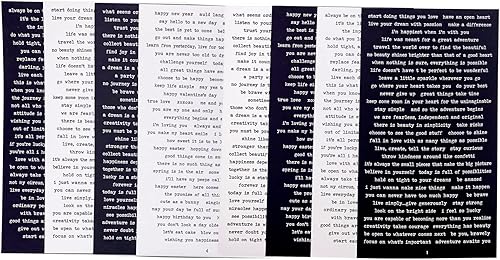 Miniatura 2 de 8 hojas de calcomanías con citas para diario, calcomanías vintage para álbumes de recortes para diarios de viñetas, suministros de diario,