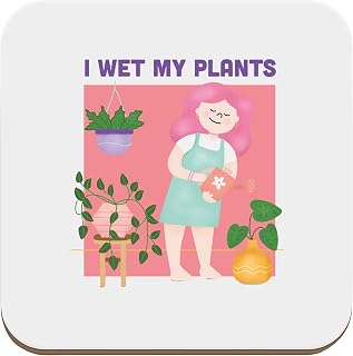 Flox Creative Lot de 2 sous-verres I Wet My Plants