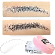 10 Pack Temporary Eyebrow Tattoos Waterproof Eyebrow Stickers, False Tattoos Hair Like Peel Off Instant Transfer Brows For Women And Men | Natural Strokes, Shaping Matte Tat
