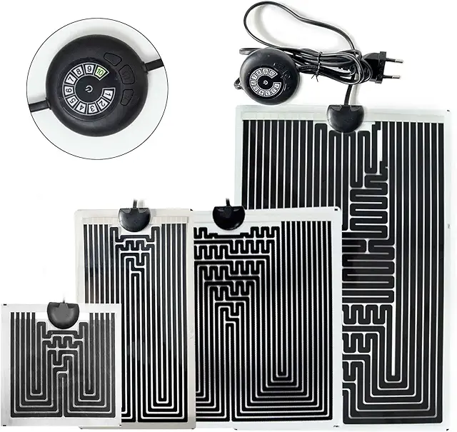 Ewenys Terrarium Heating Pad with Temperature Controller for Reptiles and Amphibians