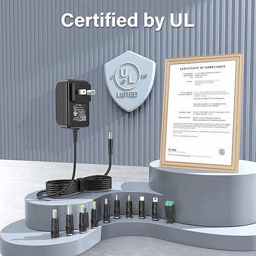 Miniatura 6 de Fuente de alimentación de 5 V 2 A 1 A cable de alimentación de 10 W adaptador de múltiples puntas repuesto para conmutación de pared adaptador de CA