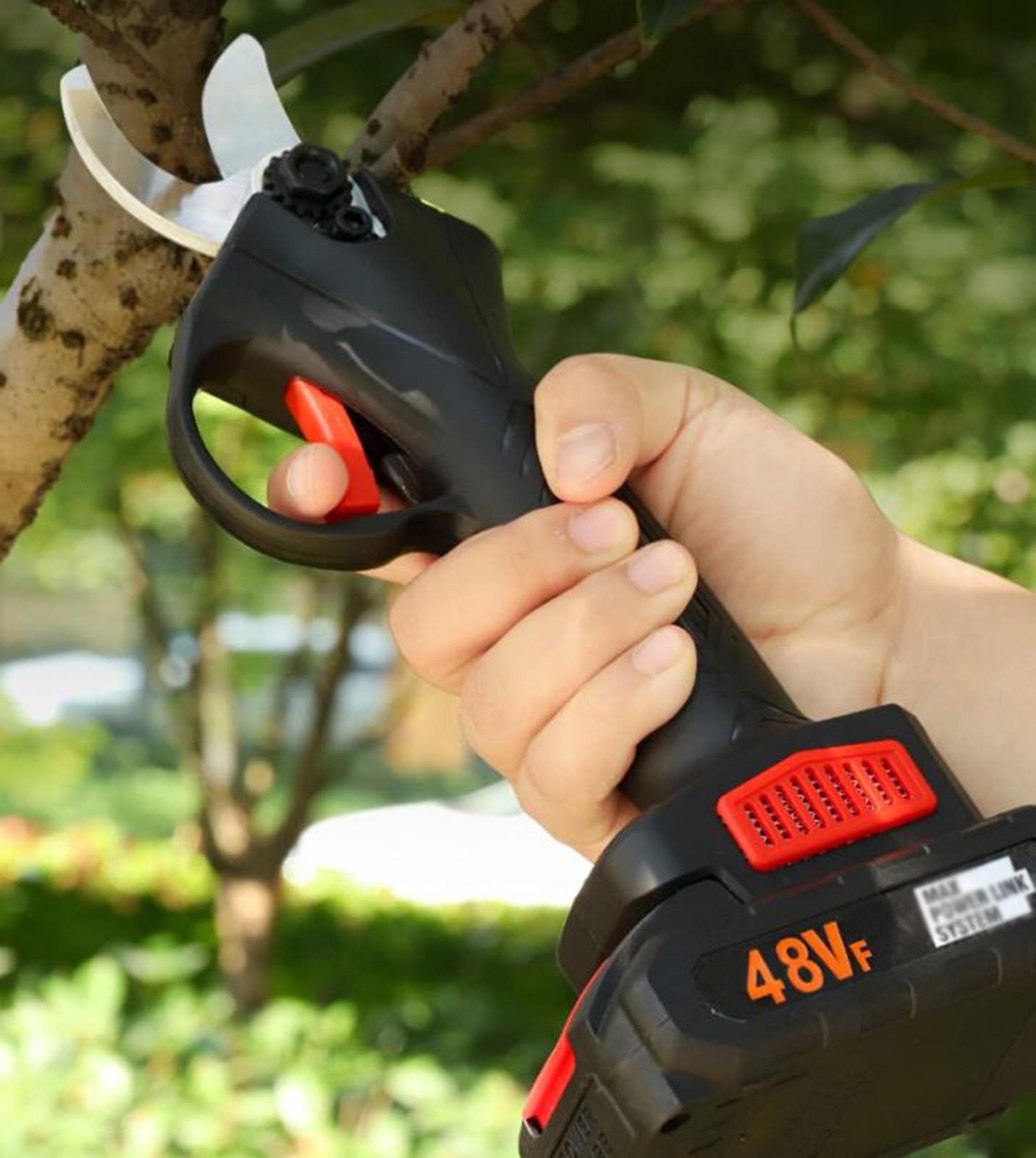 Tijeras De Podar EléCtricas, Podadoras DoméSticas PortáTiles, Tijeras De Podar EléCtricas Cortador De Ramas EléCtrico 48vf, Podadora InaláMbrica con Motor Sin Escobillas A