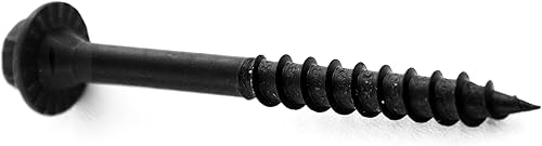 Miniatura 6 de OZCO 56621 - Tuerca hexagonal de 1-12 pulgadas (10 por paquete) y Ozco Building Products 56627 Tornillos de madera OWT de 14 pulgadas por 3-34