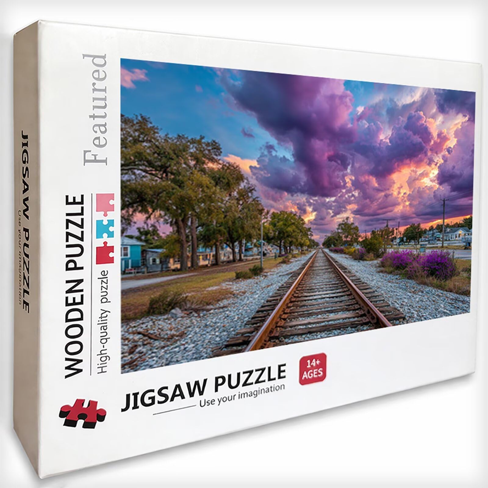 Nube Puzzle Madera 2000 Piezas, Vista De La Calle Puzzle Adultos con Caja 99x70cm, Rompecabezas Desafiante, para Hombres Mujeres Adolescente, Juegos de Rompecabezas Creativos, Decoracion Hogar, 3-1681