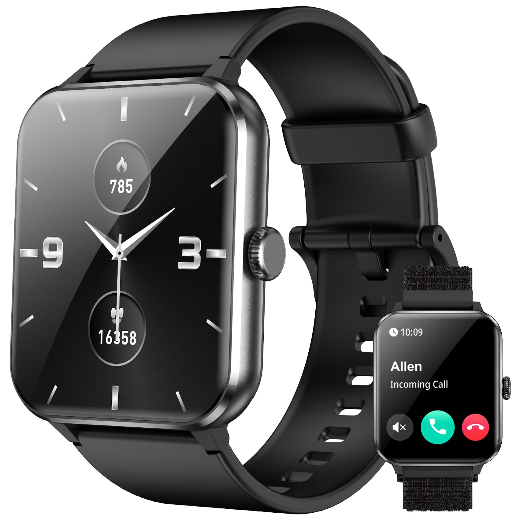 IOWODO Smartwatch da uomo e da donna DE08