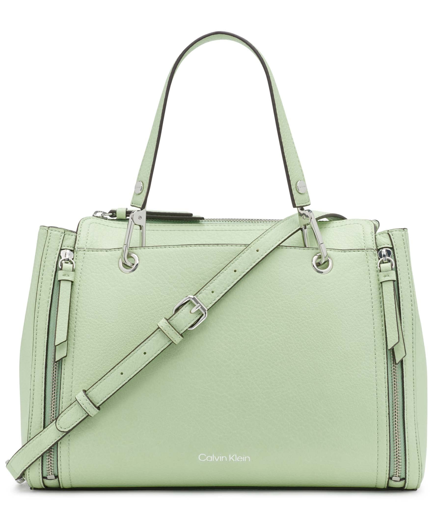 Calvin Klein Women's Reyna Novelty Satchel, One Size