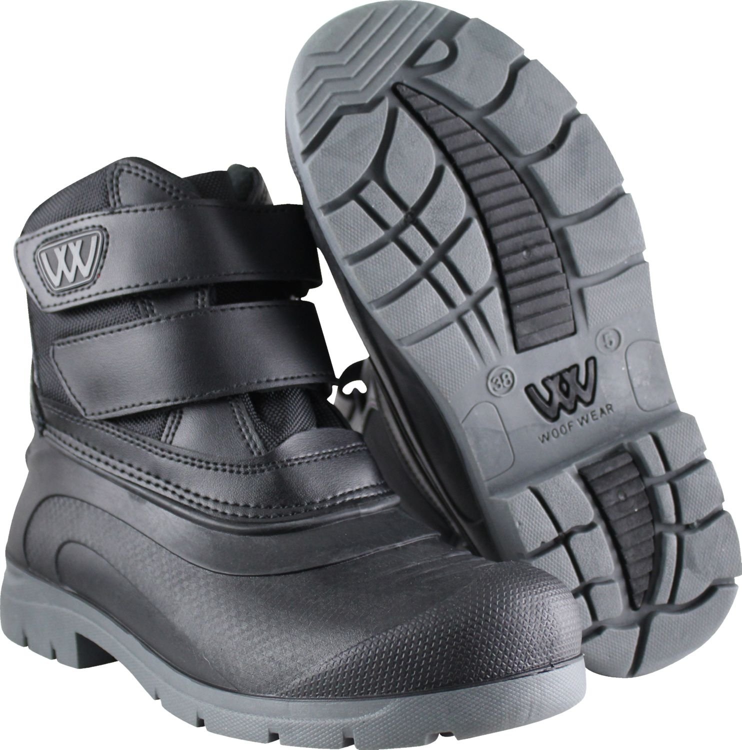 Woof Wear New Adult Short Yard Boots Black Size Desertcart