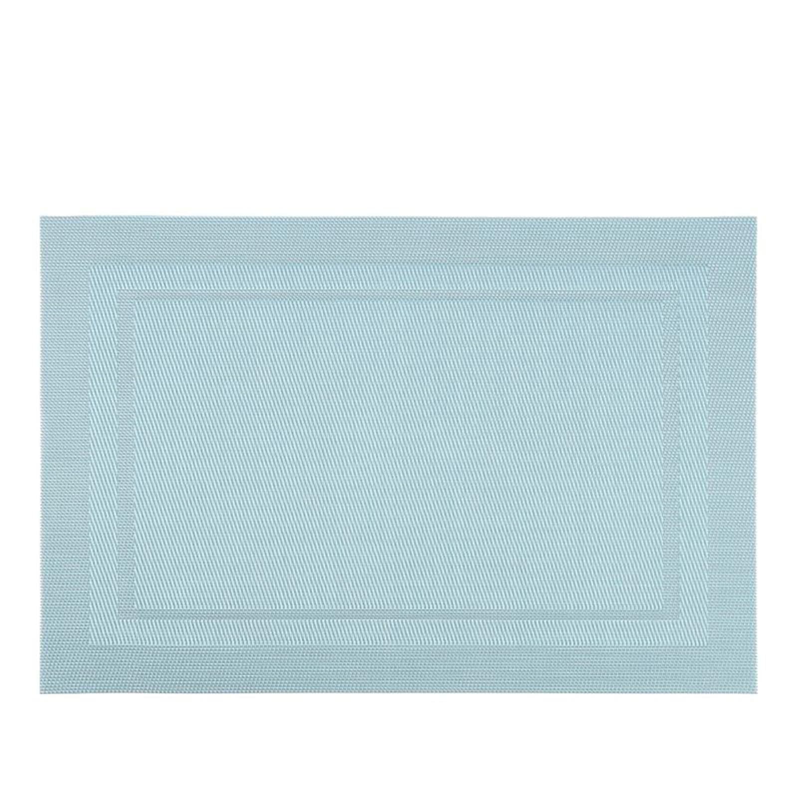 Tischsets Platzsets Elegant 10er Set, Tischsets Platzsets Blau 45x30cm Rechteckig PVC