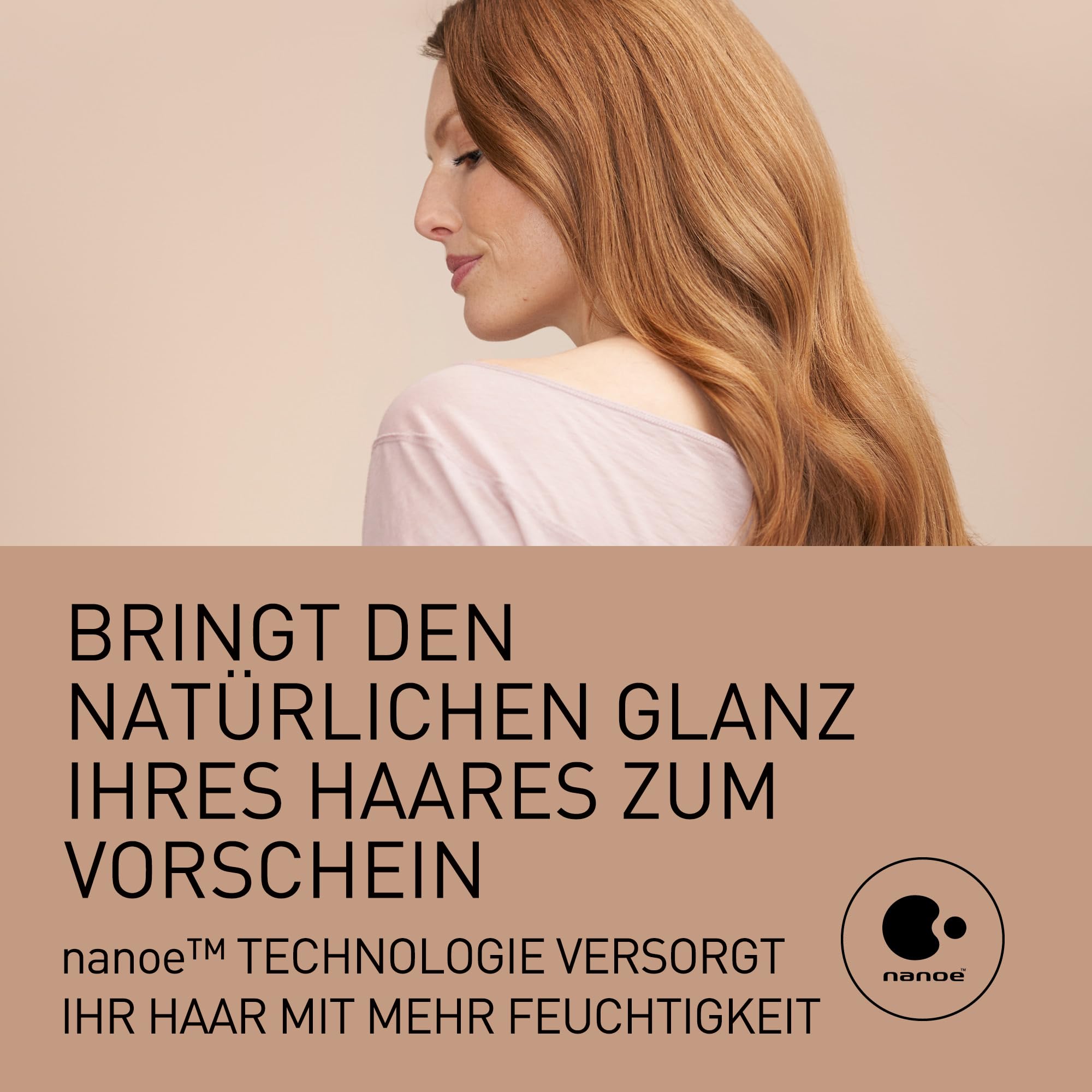 Panasonic EH-NA63 Nanoe Haartrockner, mit Diffusor, Styling-Düse, Gebläse- & Temperaturstufen, für sichtbaren Glanz, 2000 W Leistung, ergonomisches Design, Roségold