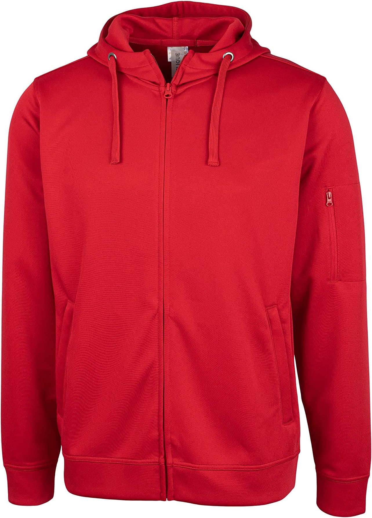 adidas red zipper hoodie