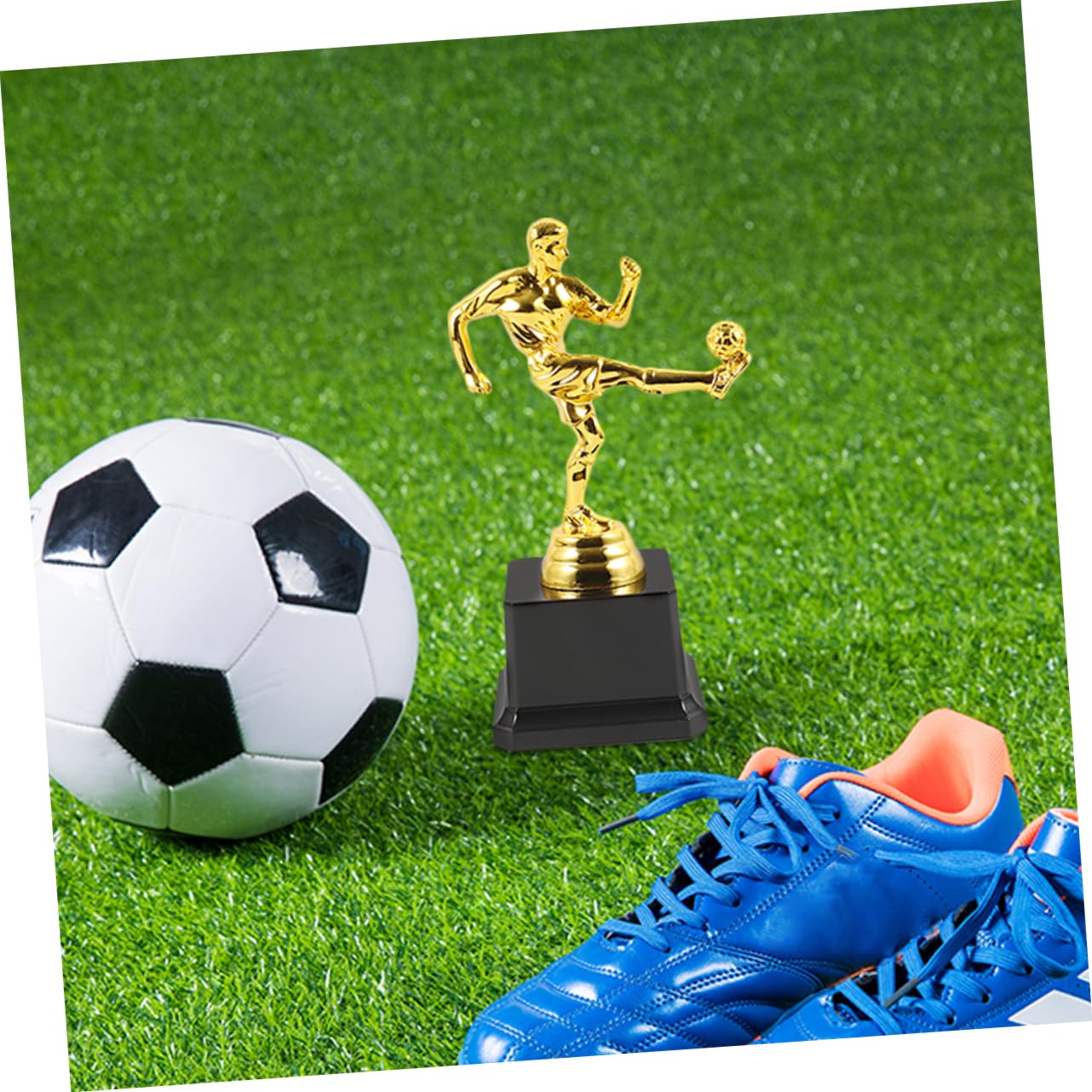balacoo Soccer Athlete Trophy Football Competition Prize Desktop Award Trophy Ornament