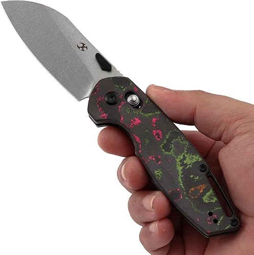 Miniatura 6 de KANSEPT Cuchillos plegables de bolsillo modelo 6 EDC Cuchillo plegable para acampar 3.1 '' CPM-S35VN Material Cuchillo plegable de bolsillo con