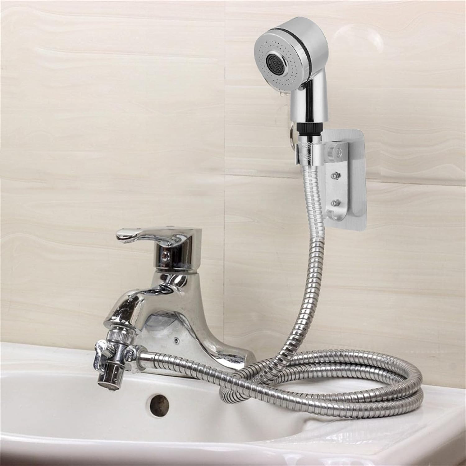 Shower Head Sink-Faucet Bathtub-Bathroom-Garden - Hose Sprayer Attachment for Hair Washing & Pet Dog Rinse & Baby Bath(01)