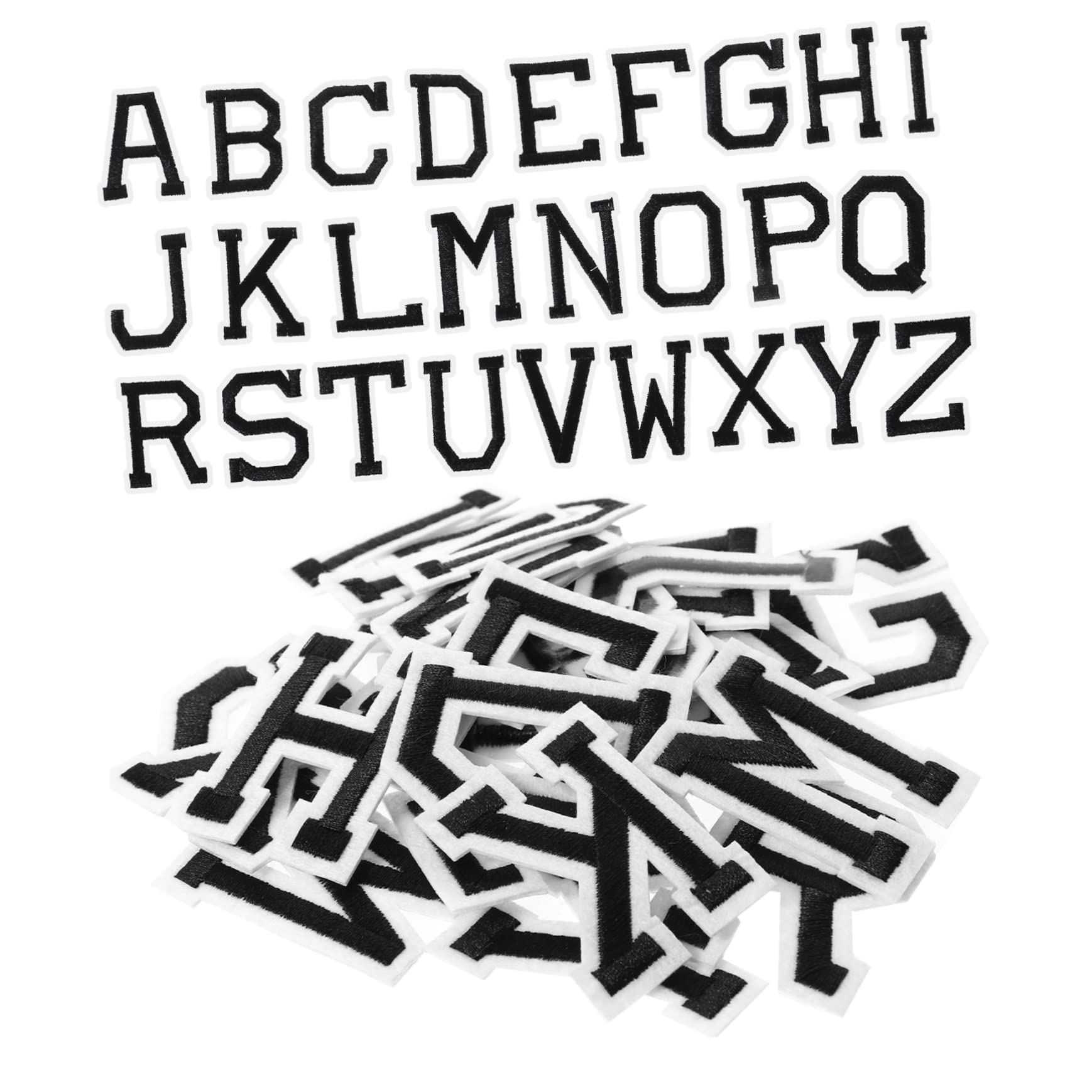 8 Sets Modische Buchstaben Zum Aufbügeln Buchstaben-patches Aufnäher Zum Aufbügeln Für Kleidung Einfach Anzubringen Für Dekorationen
