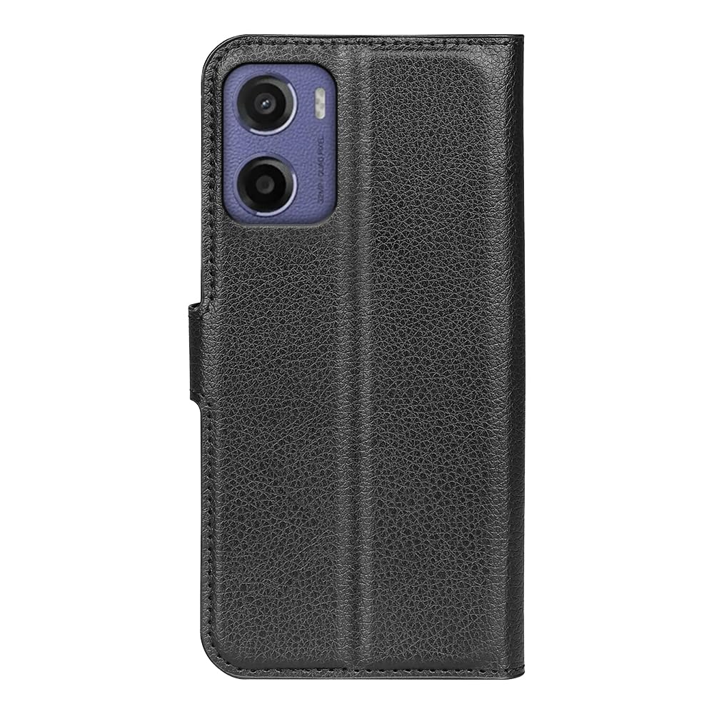GOKEN Cover per Motorola Moto E15 / Moto G05, Custodia Libro in Pelle Sintetica, Flip Magnetica, Portafoglio, Supporto Pieghevole Antiurto, Case -Viola