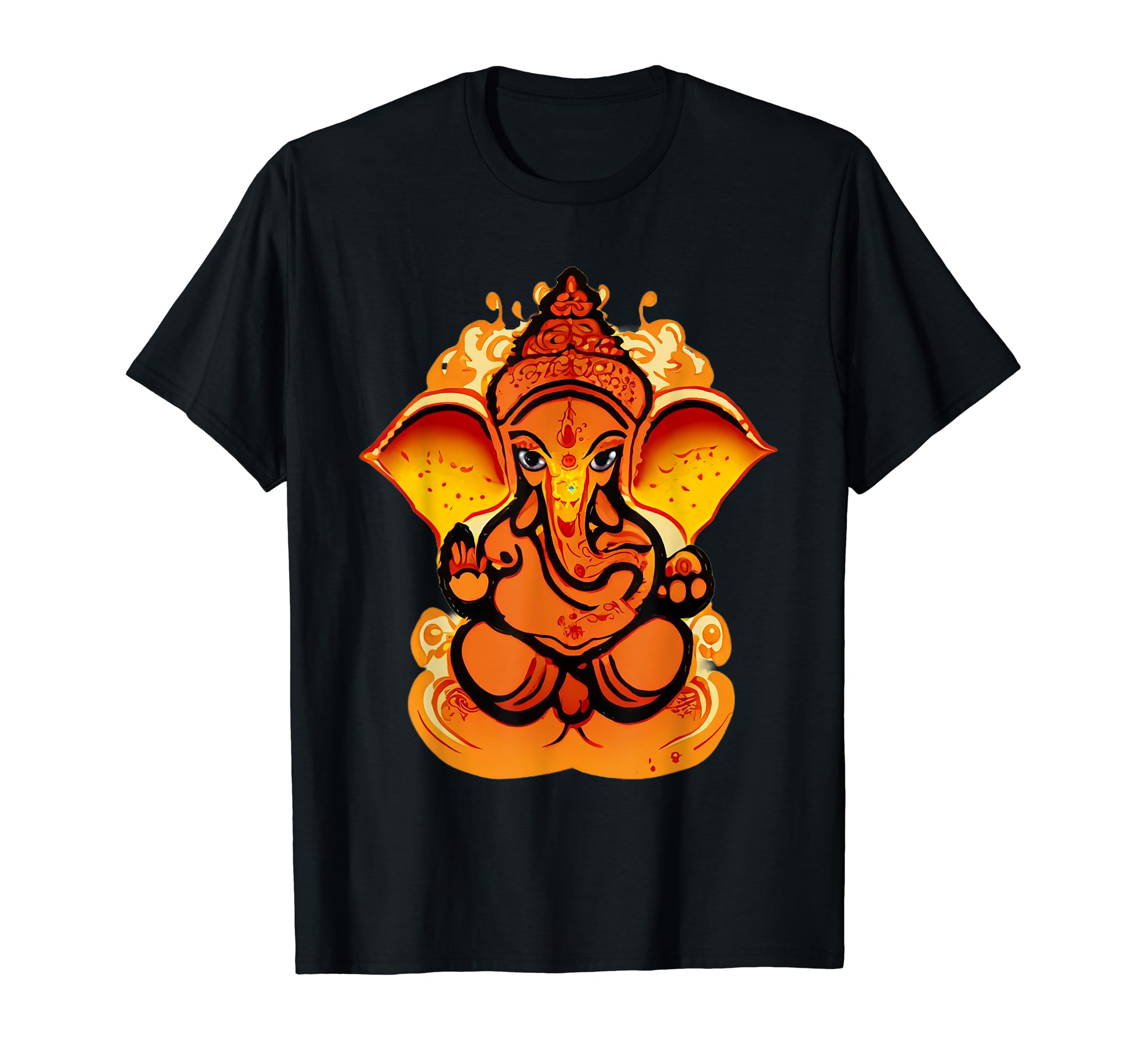 Hindu Dreamz UnlimitedJay Ganesh, Ganesha, Vinayak, Golden T-Shirt