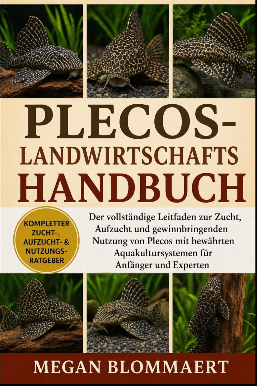 PLECOS-LANDWIRTSCHAFTSHANDBUCH: Der vollständige Leitfaden zur Zucht, Aufzucht und gewinnbringenden Nutzung von Plecos mit bewährten Aquakultursystemen für Anfänger und Experten