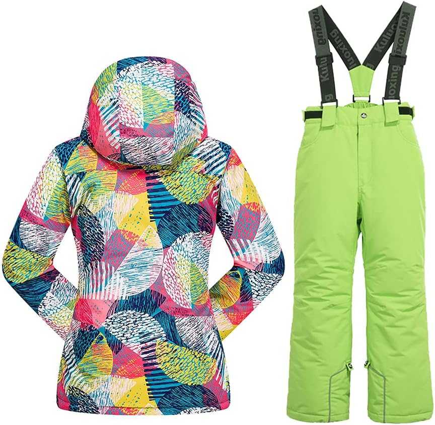 HOTIAN Boys Ski Jacket Snow Jacket Pants Suits Windproof Waterproof Winter Coats - Image 3