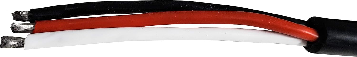 AWG #14 Gauge 30 Ft. Automotive Wire Electrical Cable Silicon Coated tin Wire for 3-Way Connector Harness