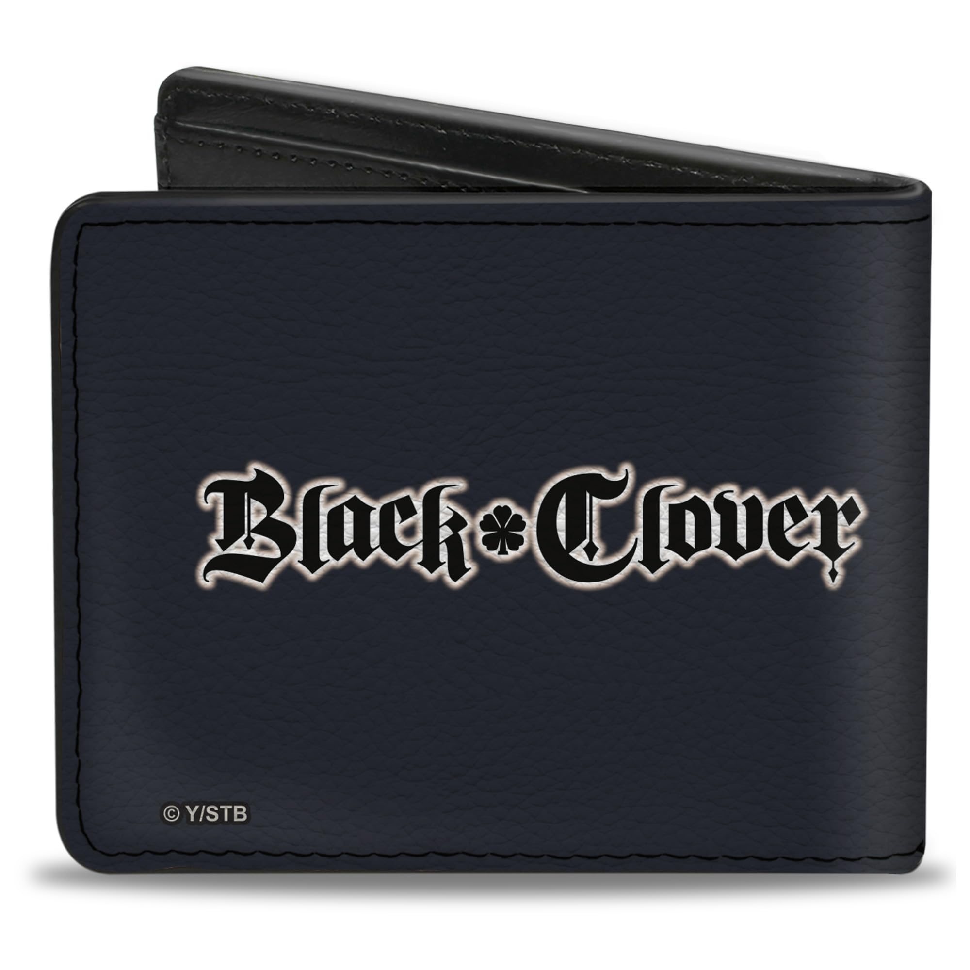 Crunchyroll Wallet, Bifold, Black Clover Mermaid Noelle Close-Up and Title Logo, Vegan Leather