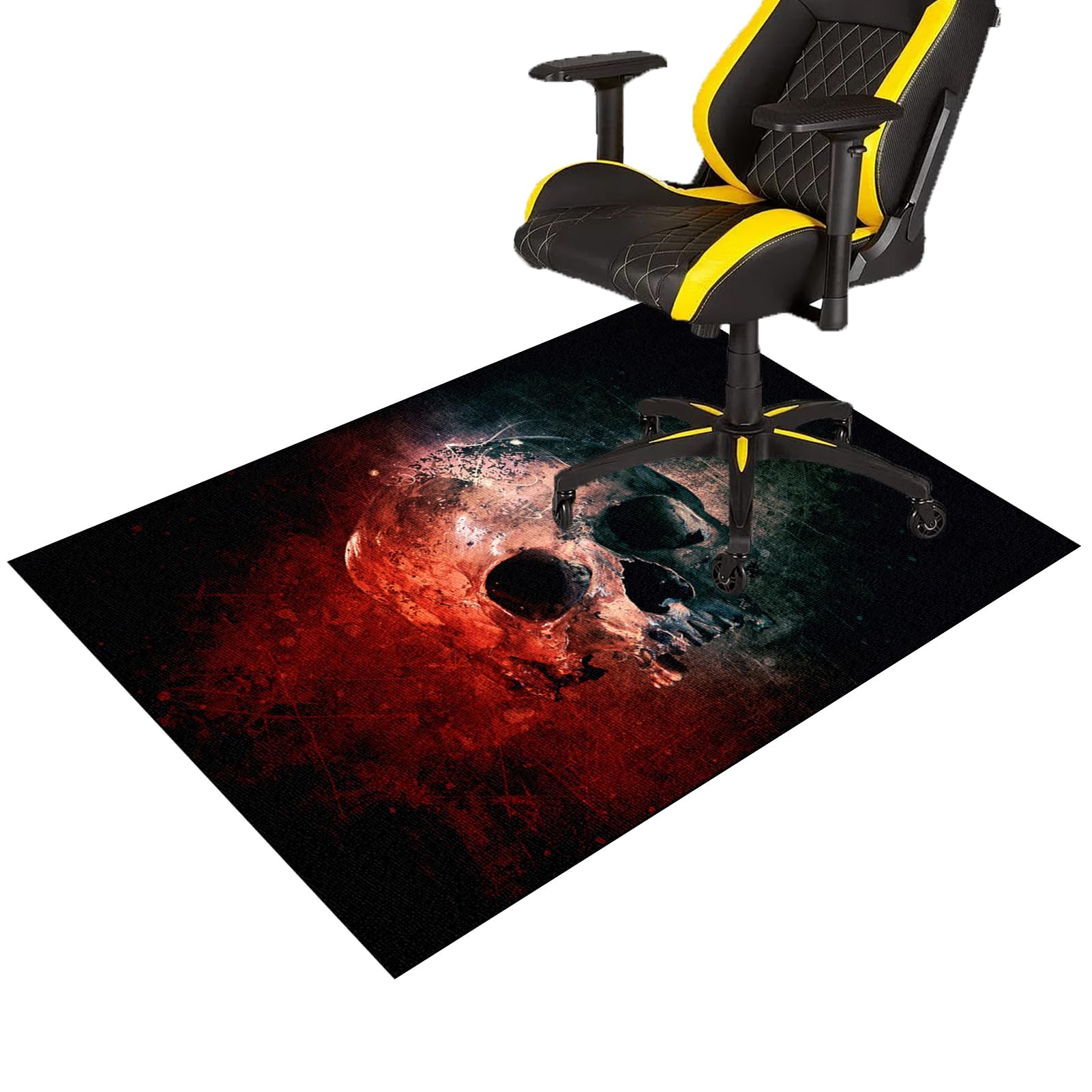 Gaming Chair Mat for Hardwood Floors Non-slip Computer Chair Mat Office Chair Mats for Carpeted Floor Low Pile Desk Chair Mat Gaming Rolling Chair Mat for Carpet Hard Floor Protector Mat 80 x 120 cm