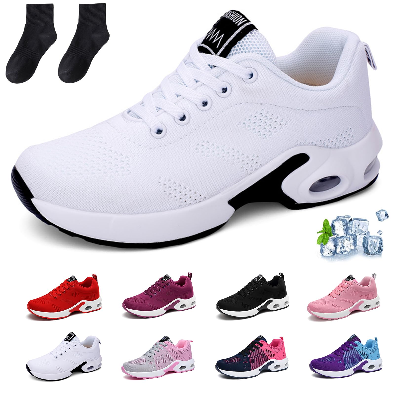 Orthopädische Schuhe Damen, Ergonomic Pain Relief Shoes, Leichte, rutschfeste Straßenlaufschuhe, Damen-Sportschuhe, Wanderschuhe