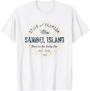 Vintage Sanibel Island Retro T-Shirt