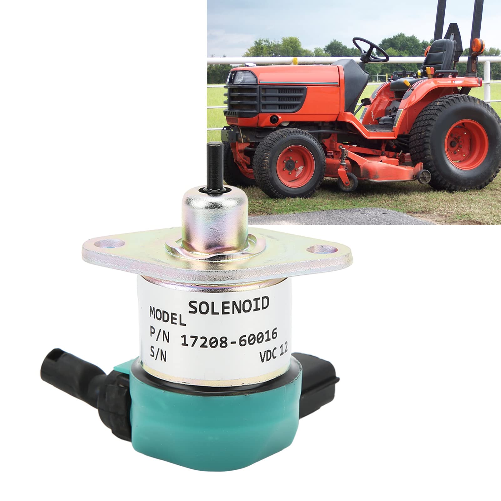 Vervanging Voor Motor D905 D1005 D1105 V1205 V1305 V1505 Magneetventiel, Brandstof Controle Magneetventiel Brandstof Uitschakeling Solenoid 17208-60015