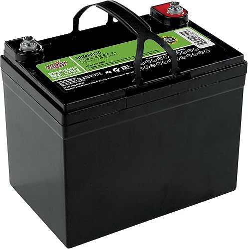 Interstate Batteries - Batería AGM de ciclo profundo de 12V (LSA), con inserciones terminales