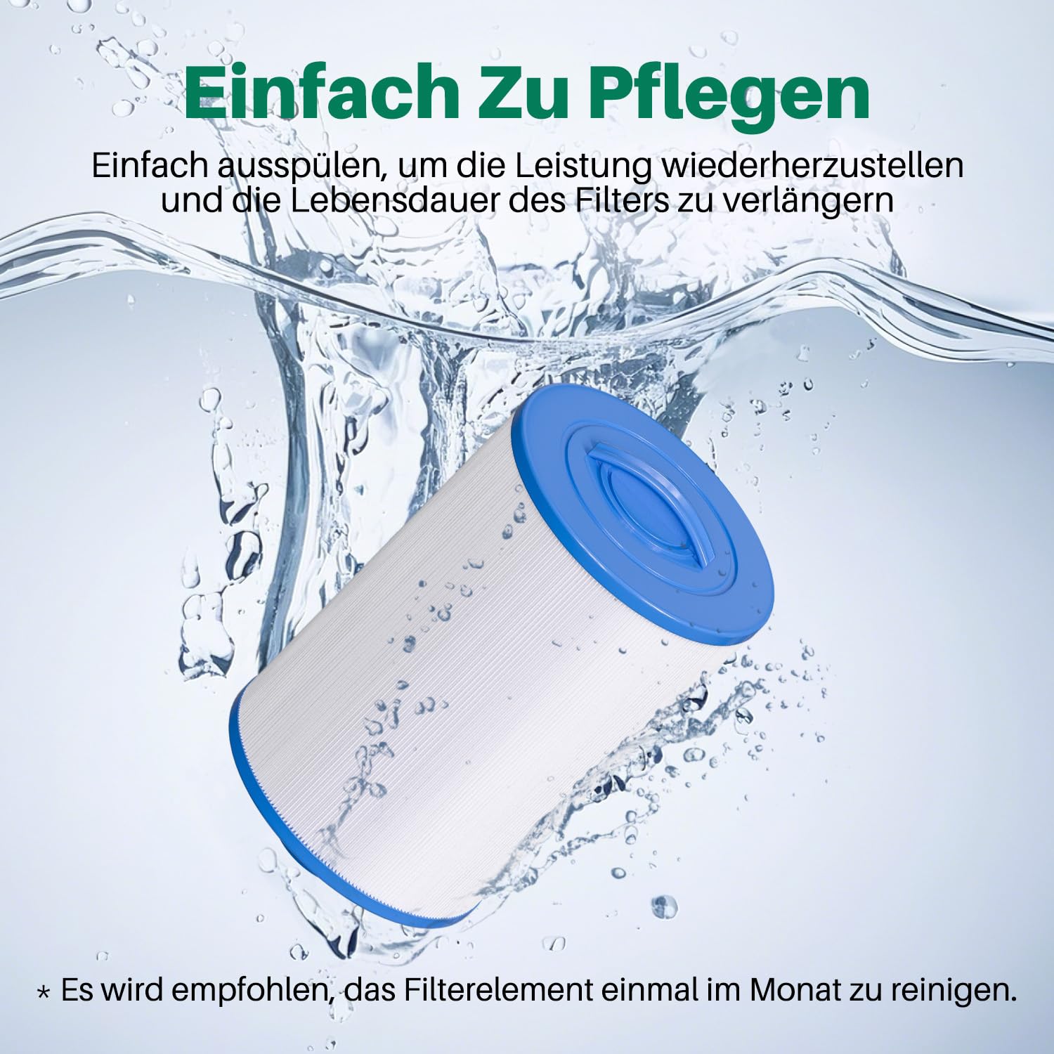 TOREAD Ersatz für Spa-Filter Unicel 6CH-940, PWW50P3 (Nicht PWW50P4), Filbur FC-0359, 817-0050, 25252, 03FIL1400, 1 1/2 Zoll SAE Gewinde Schraube in Filter, 2 Stück