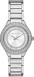 Michael Kors Women's Sylvia Three-Hand Stainless Steel Bracelet Watch (Model: MK4943)
