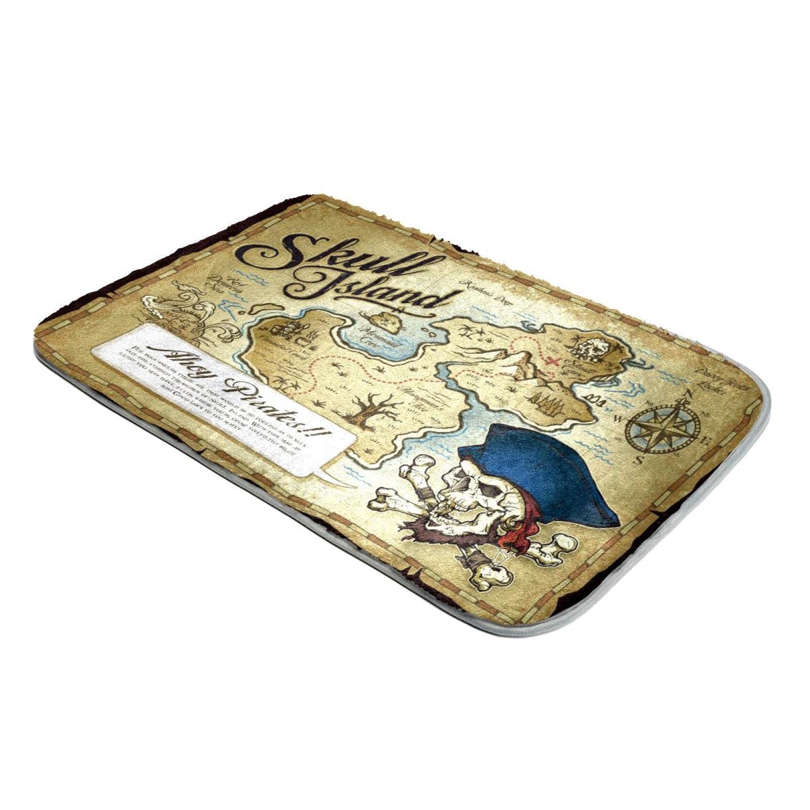 Tapis fausse fourrure ultra doux motif tête de mort luxe bohème