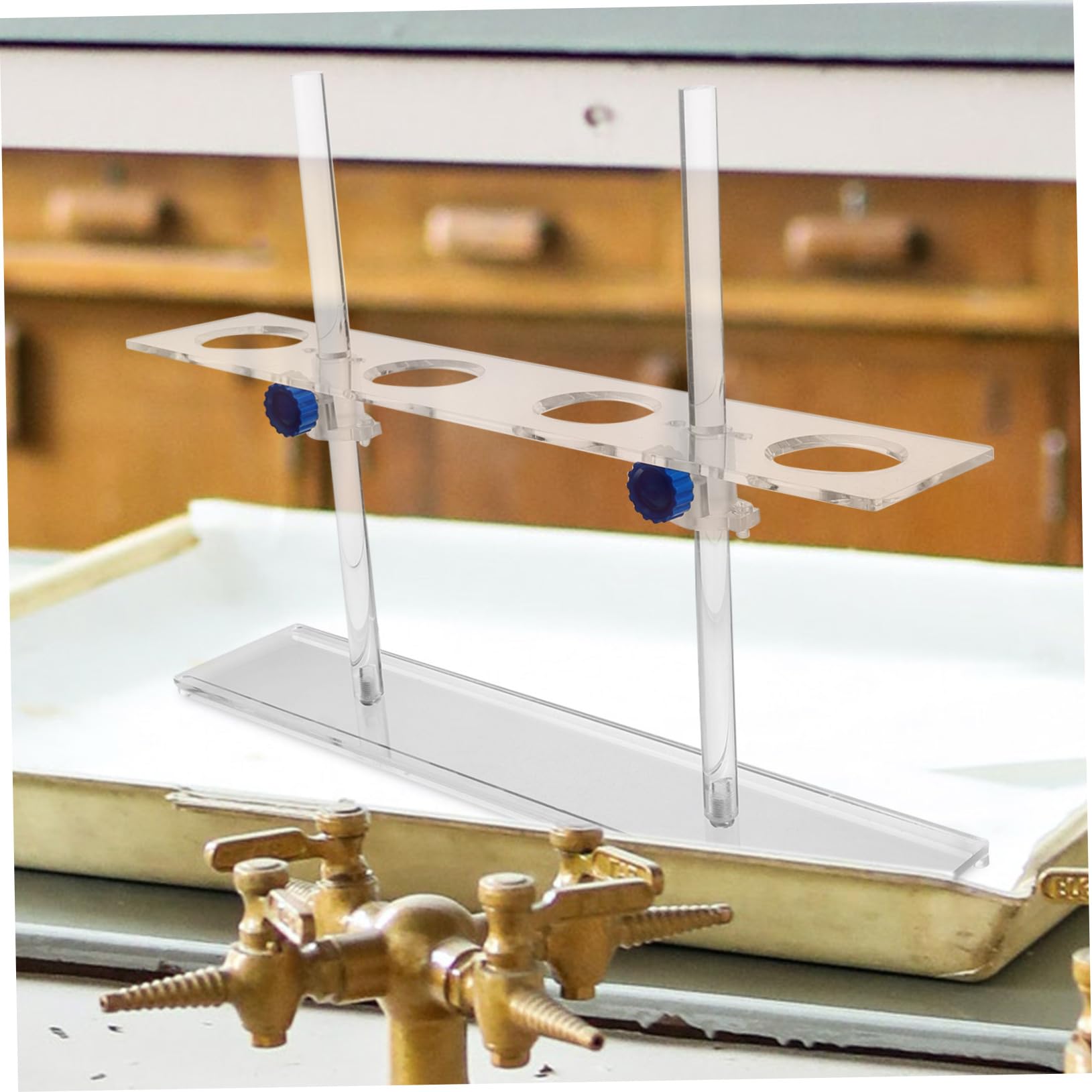 SOLUSTRE 4pièces Support De Réglable Pour Entonnoirs Rack De Laboratoire Pour Expérimentations Outil De Support Pour Chimie Et Biologie