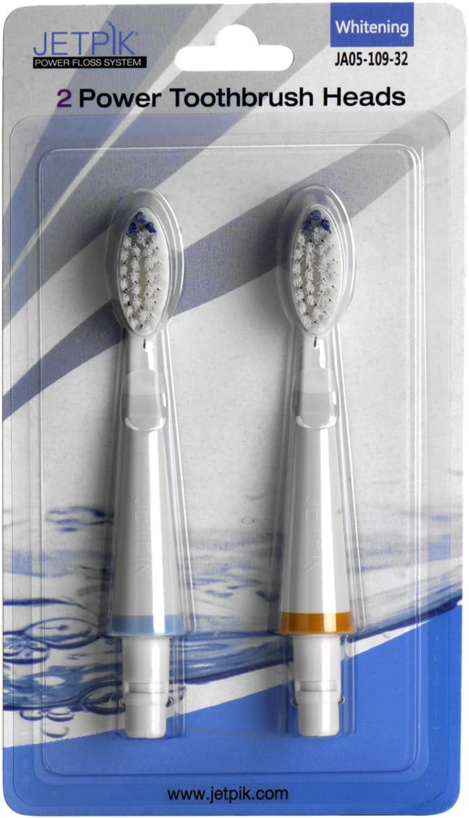 JETPIKSonic Toothbrush Tip for JP200 Series Products for Whitening Use - Pack of 2