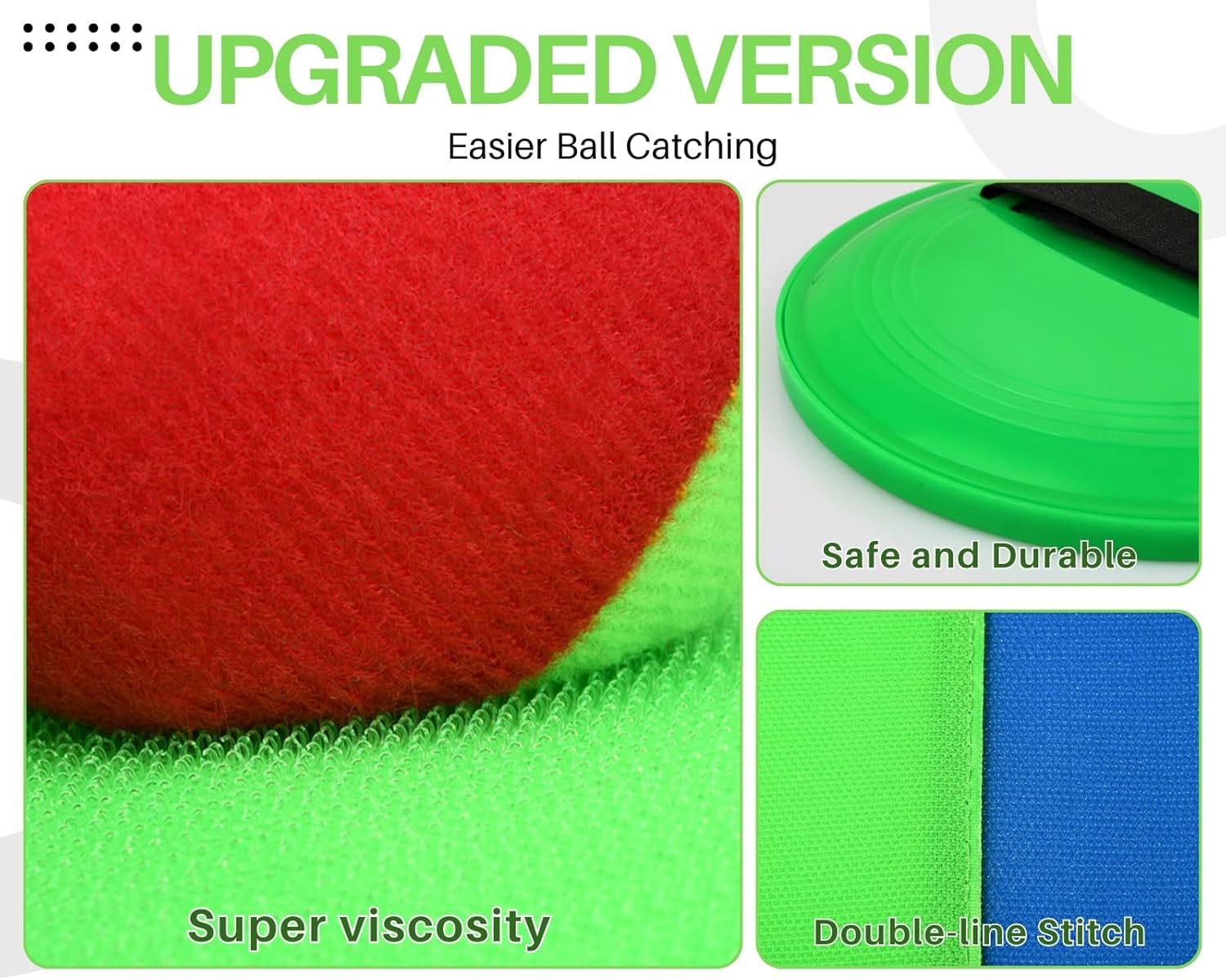 DS. DISTINCTIVE STYLE Oversized Middle Finger Microfiber Beach Towel with Hook and Loop Ball Catch Game Set (4 Paddles 4 Balls)