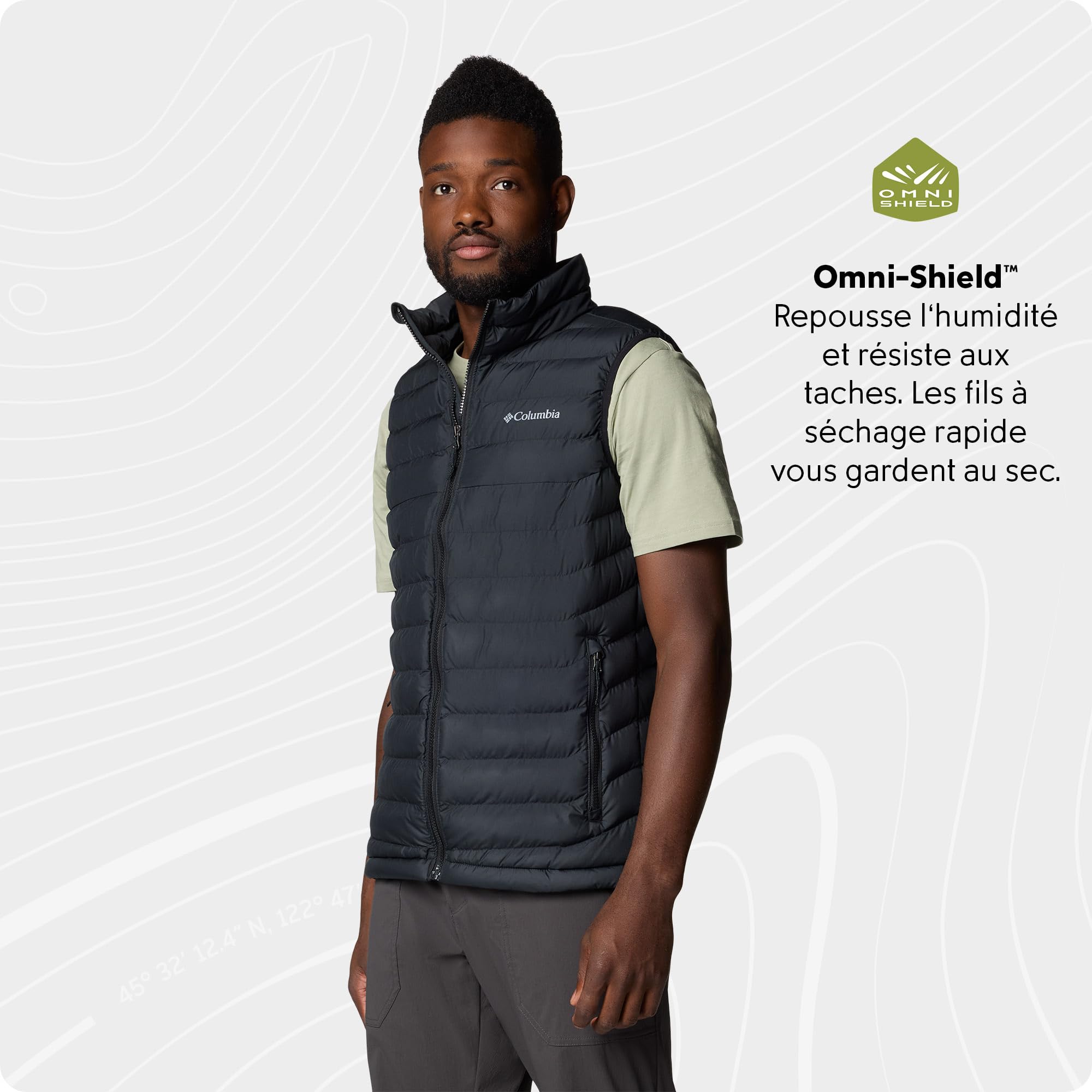 Columbia Powder Lite II Vest, Doudoune Sans Manches pour Homme