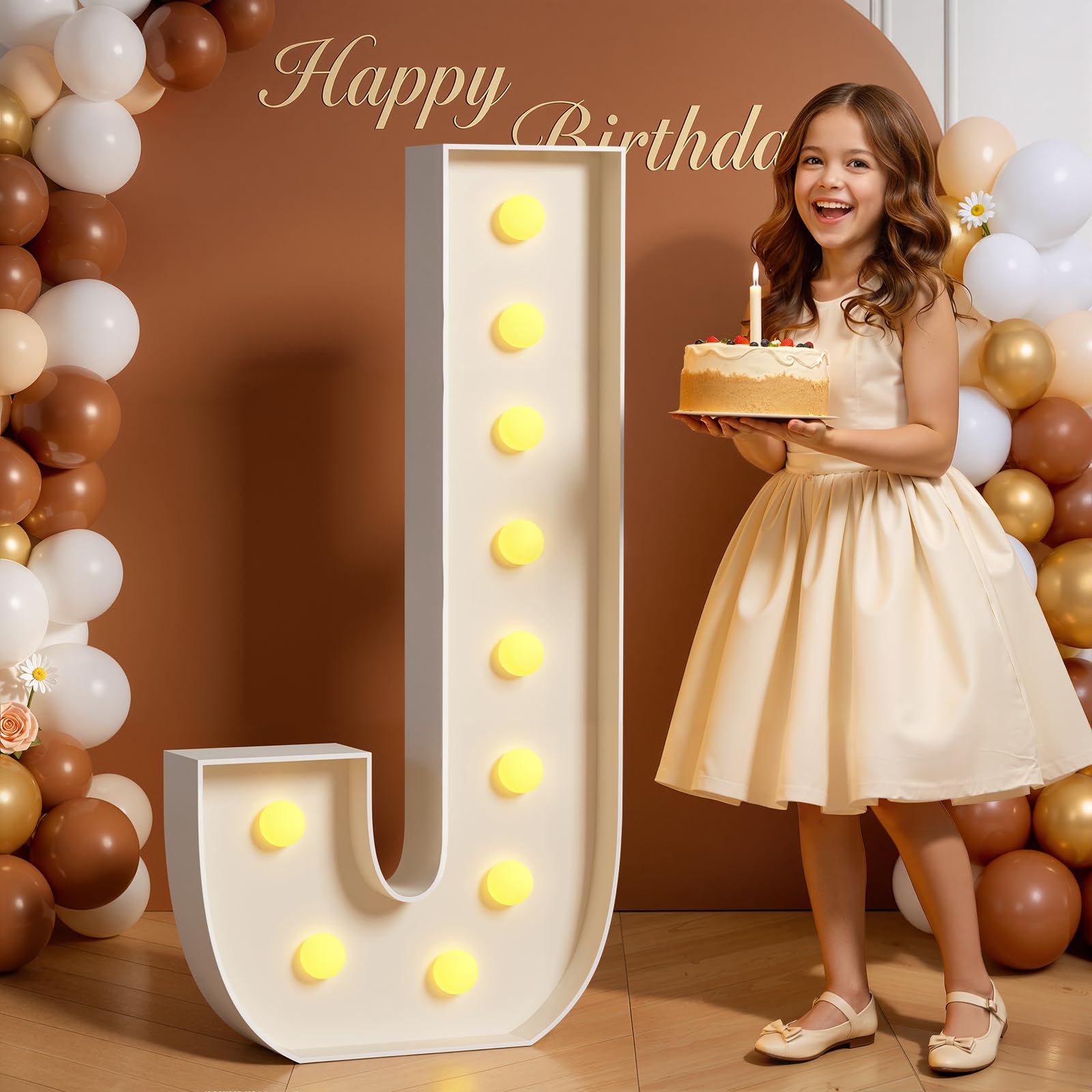 Photo 1 of Tongjoy 4FT Marquee Letter J Light